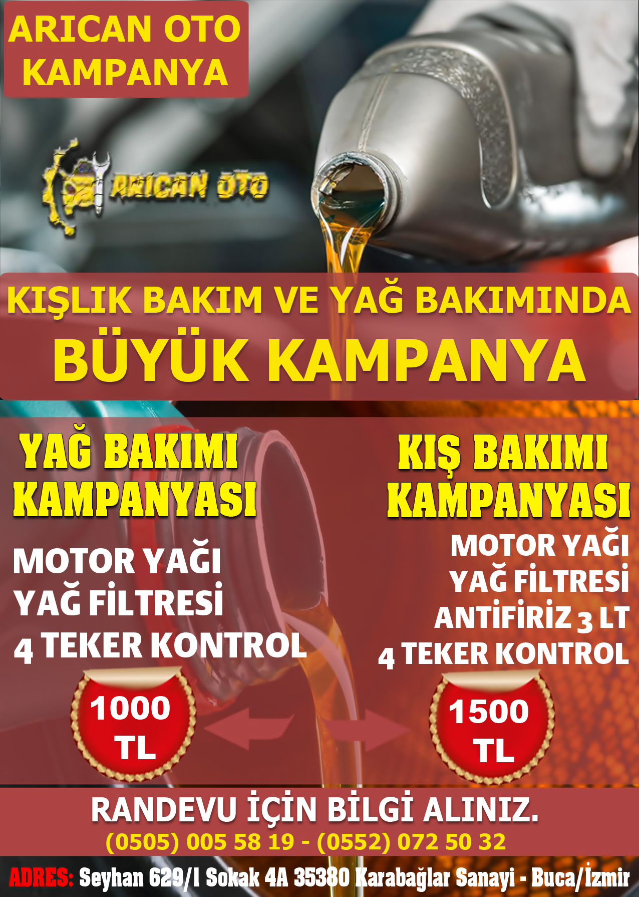arıcan-oto-kışlık-bakım-ve-yağ-bakımı-kampanyası